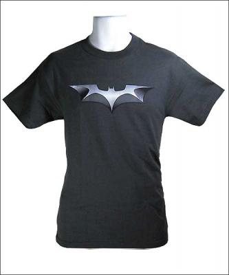 Heroes and Villains - Batman Movie Dark Knight - Metal Bat Logo T-Shirt ...